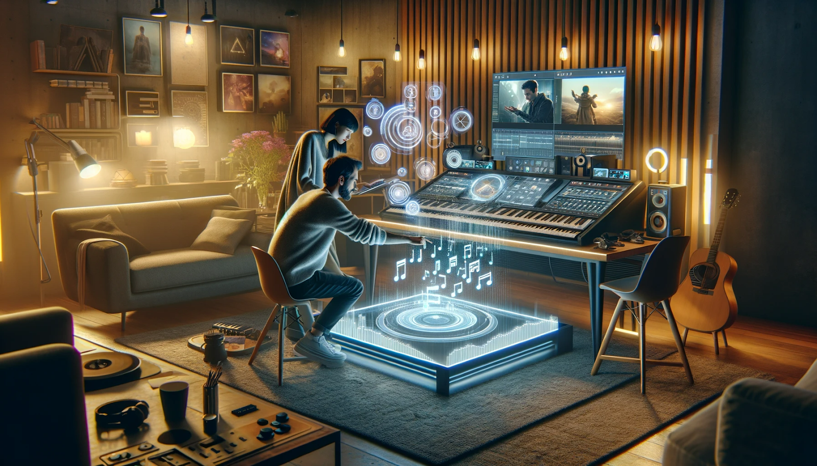 Harmonizing the Future: A Director and Musician Craft Cinematic Magic with Holographic Sound